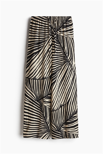 Широкие брюки на резинке артикул 1216645010