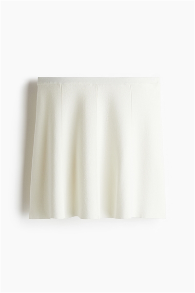 Расклешенная юбка из тонкого трикотажа артикул 1271648006