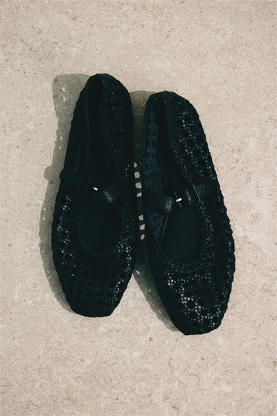 Кожаные балетки Mary Jane артикул 1265944004