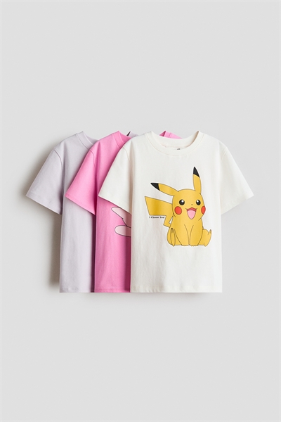 Футболка с принтом из трикотажа, 3 шт артикул 0937175097