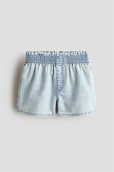 Джинсовые шорты свободного кроя артикул 1138141017