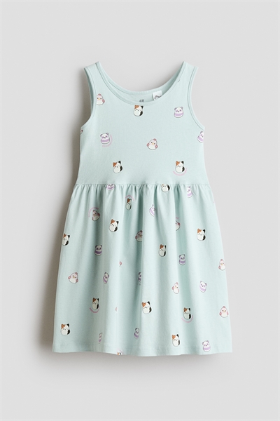 Платье из хлопка с принтом артикул 1154543025