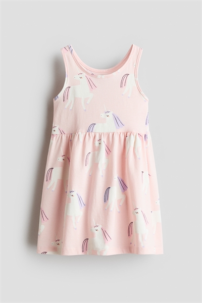 Платье из хлопка с узором артикул 1157735129