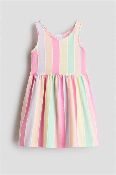 Платье из хлопка с узором артикул 1157735130