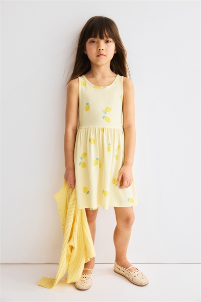 Платье из хлопка с узором артикул 1157735133