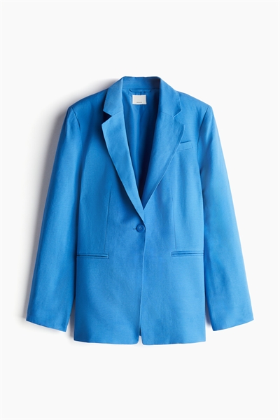 Блейзер из льняной смеси артикул 1215045006