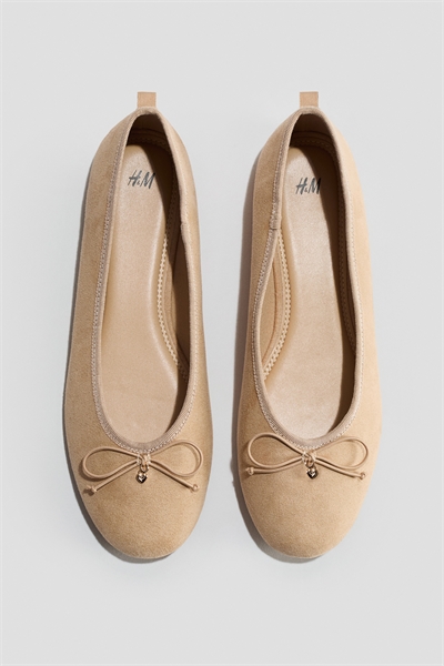 Балетки с декором в виде банта артикул 1263525005