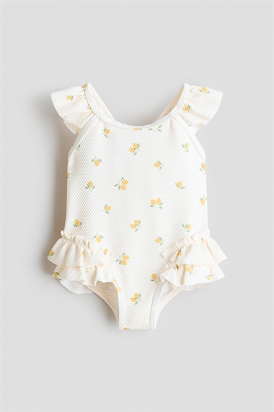 Купальник с отделкой воланами артикул 1265427007