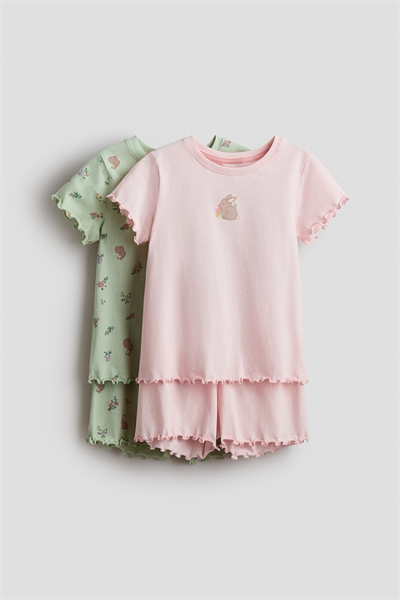 Хлопковая пижама 2 шт. артикул 1289487004