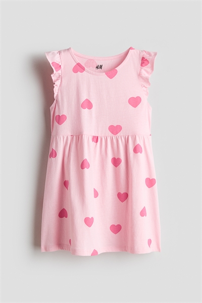 Хлопковое платье с принтом артикул 1308684002