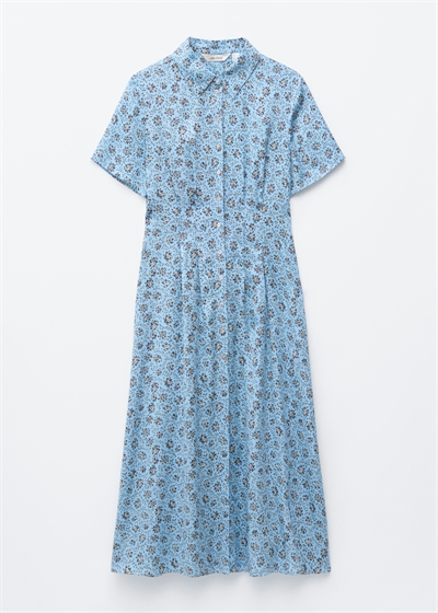 Платье-рубашка с плиссированной талией артикул 1312713001