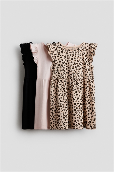 Платья с рукавами-крылышками, 3 штуки артикул 1318562005