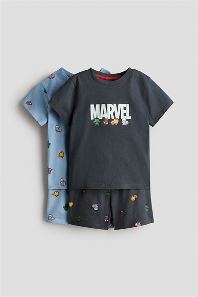 Набор пижам с принтом, 2 шт артикул 1319870005