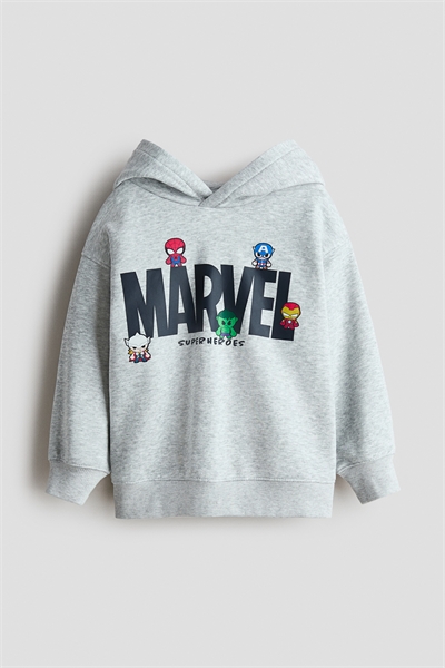 Толстовка с принтом и мотивами артикул 1322465007