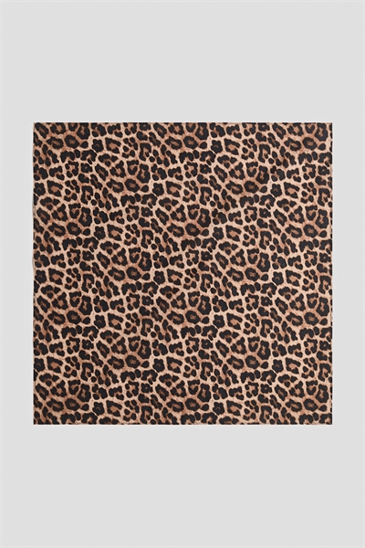 Хлопковый шарф с принтом артикул 1326070001