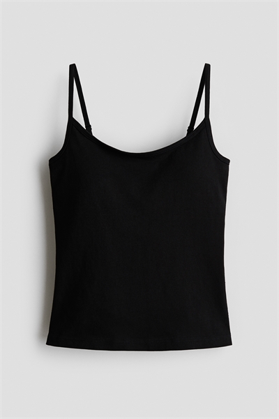 Топ на бретелях с мягкой подкладкой артикул 1327994002