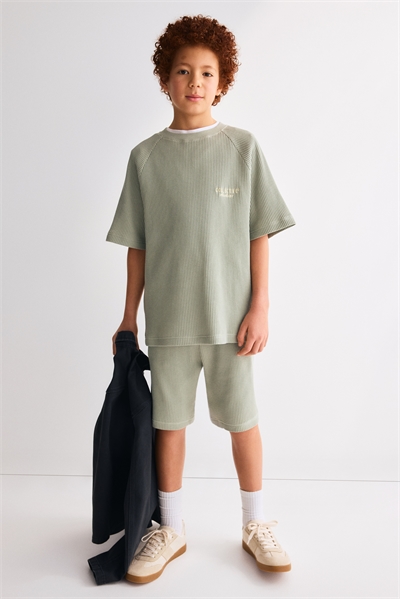 Комплект из двух предметов из джерси с вафельной текстурой артикул 1331948001