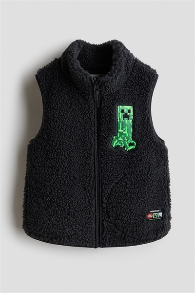 Жилет из плюша с декоративными элементами артикул 1332793001