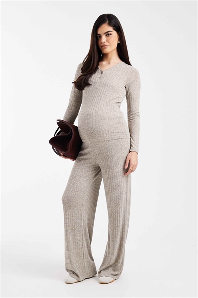 Mamalicious Maternity: брюки с широкими брючинами и завязкой на талии для беременных co-ord артикул 152233447