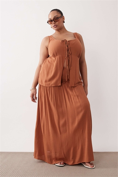 Длинная пляжная юбка co-ord артикул 152383820