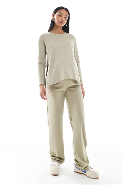 Топ с длинными рукавами и боковым разрезом от Mamalicious co-ord артикул 148194618