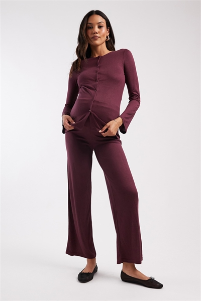 Майка из джерси с мягким разрезом по бокам от Mamalicious Maternity co-ord артикул 149855397