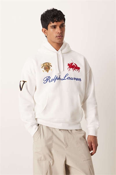 Толстовка с надписью на груди и гербом артикул 154008408