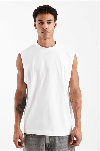 Футболка-майка Essentials свободного кроя артикул 154745213