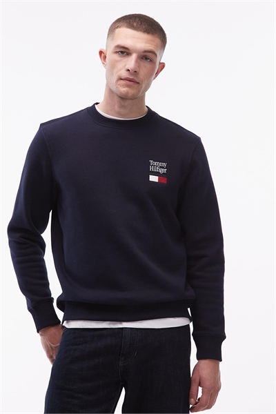 Толстовка с вышитым логотипом на груди артикул 151484316