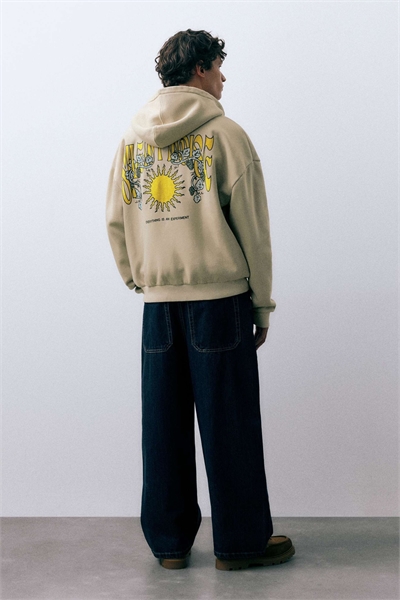 Толстовка Sun на молнии с капюшоном артикул 155723898