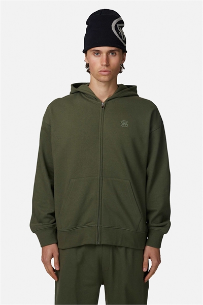 Худи с капюшоном и застежкой-молнией свободного кроя артикул 156412052