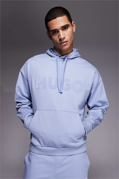 Худи с большим логотипом на груди и широким капюшоном co-ord артикул 153648578