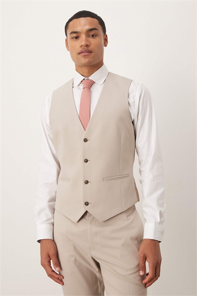 Жилет к узкому костюму цвета экрю артикул 143214892