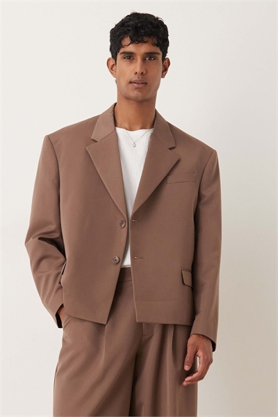 Короткий пиджак свободного кроя артикул 147865615