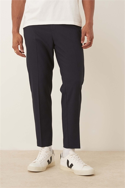 Брюки зауженного кроя артикул 141638431