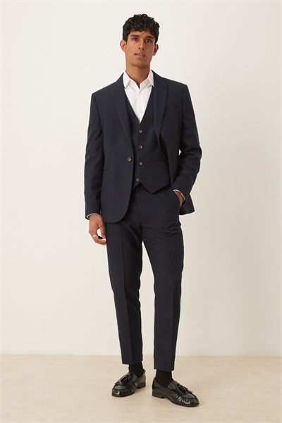 Брюки зауженного кроя артикул 143439119