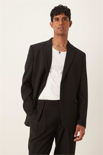 Свободный пиджак с удлиненным кроем артикул 142911886