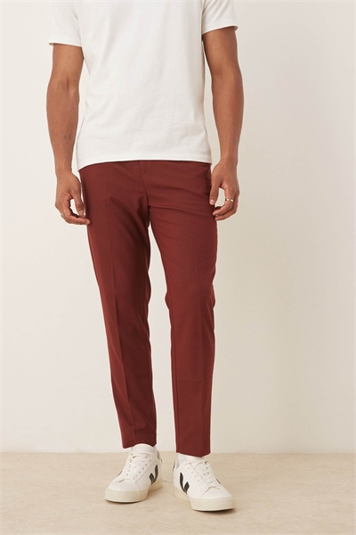 Брюки зауженного кроя артикул 142911901