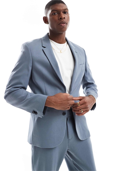 Приталенный пиджак артикул 141305336