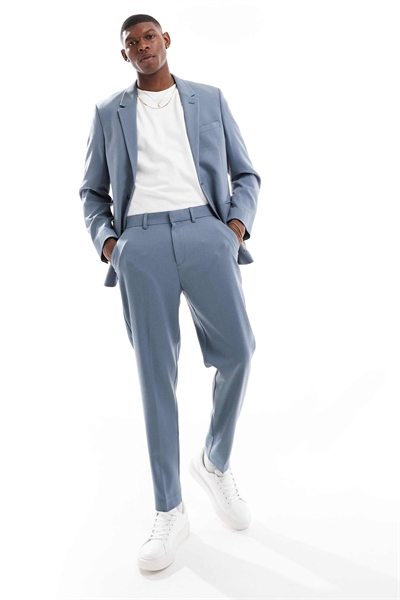 Брюки зауженного кроя артикул 141305337