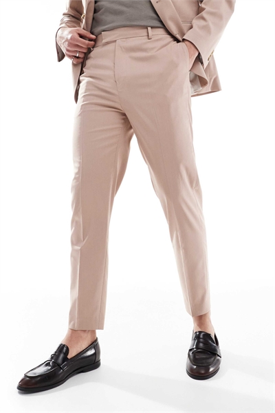 Брюки зауженного кроя артикул 142091405