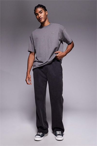 Джоггеры с прямыми брючинами артикул 151871318