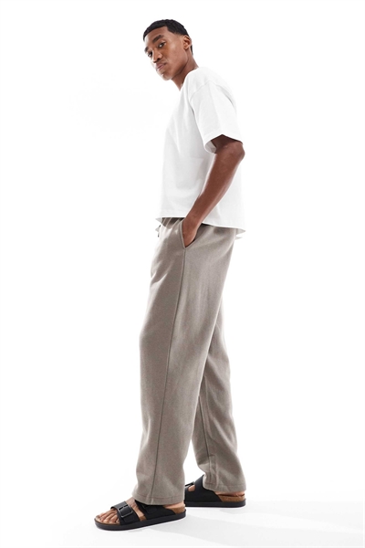 Джоггеры с широкими брючинами артикул 148901980