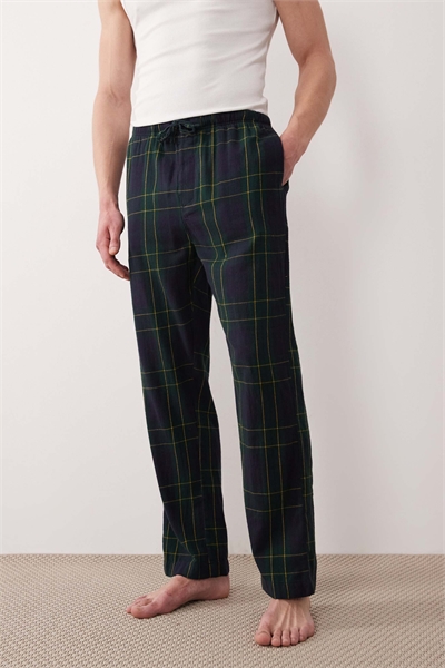 Пижамные брюки из фланели в клетку артикул 153711982