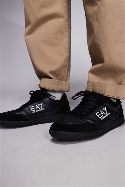 Новые кроссовки Armani EA7 с логотипом Heritage артикул 149268201