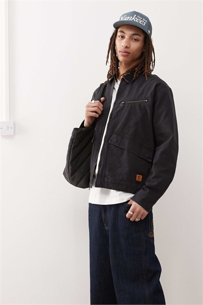 Куртка из промытого полотна с застежкой-молнией от Strafford артикул 140260577