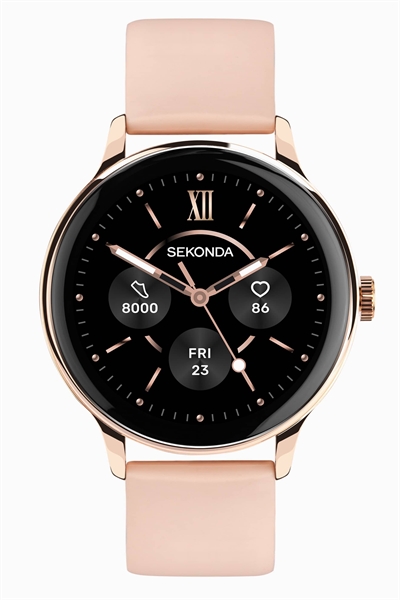 Часы Sekonda Flex Plus с круглым циферблатом диаметром 42 мм, цвет «розовое золото» артикул 149072022