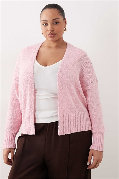 Кардиган ASOS DESIGN Curve с неровной текстурой по всей длине артикул 153713970