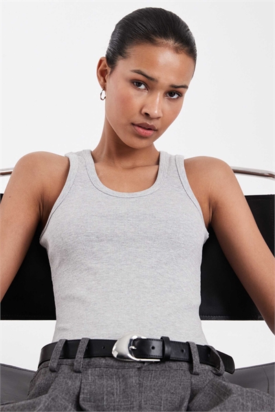 Жилет Frida с ребристой отделкой, светло-серый артикул 154841086