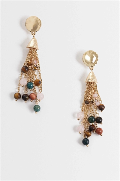 Серьги с кисточками артикул 155312742